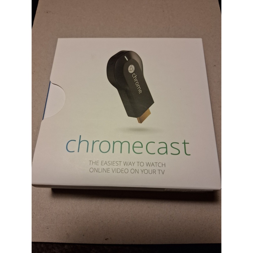 Google Chromecast 1st Generation Streaming Media Player - H2G2-42 (Black)